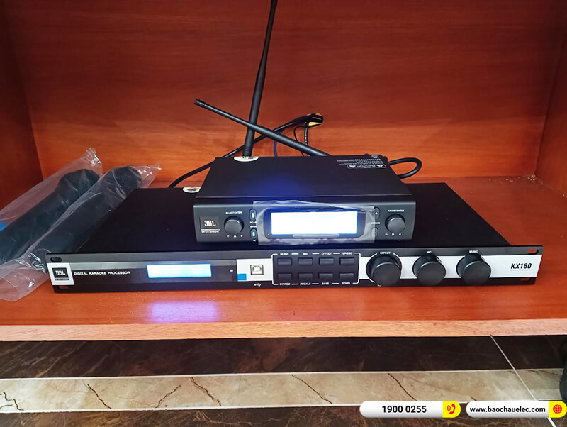 Lắp đặt dàn karaoke JBL 33tr cho anh Dũng ở Hà Nội (JBL PartyBox 710, JBL KX180A, JBL VM300)