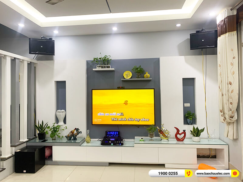 Lắp đặt dàn karaoke 32tr cho anh Dũng tại Hà Nội (JBL RM210, KX180A, VM300, SW312B, BKSound M8)
