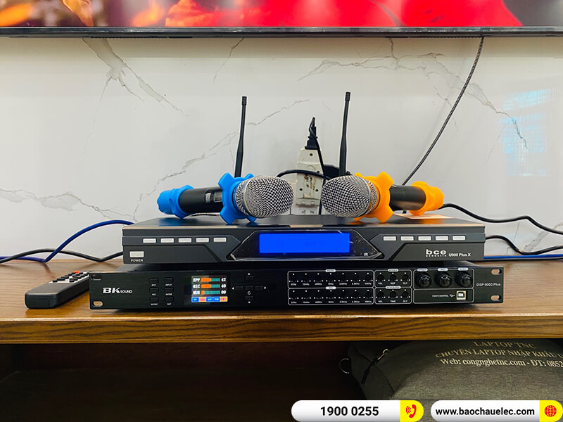 Lắp đặt dàn karaoke trị giá hơn 25 triệu cho anh Duyên tại Hải Phòng (Alto TX312, DSP 9000 Plus, Alto TX212S, U900 Plus X)