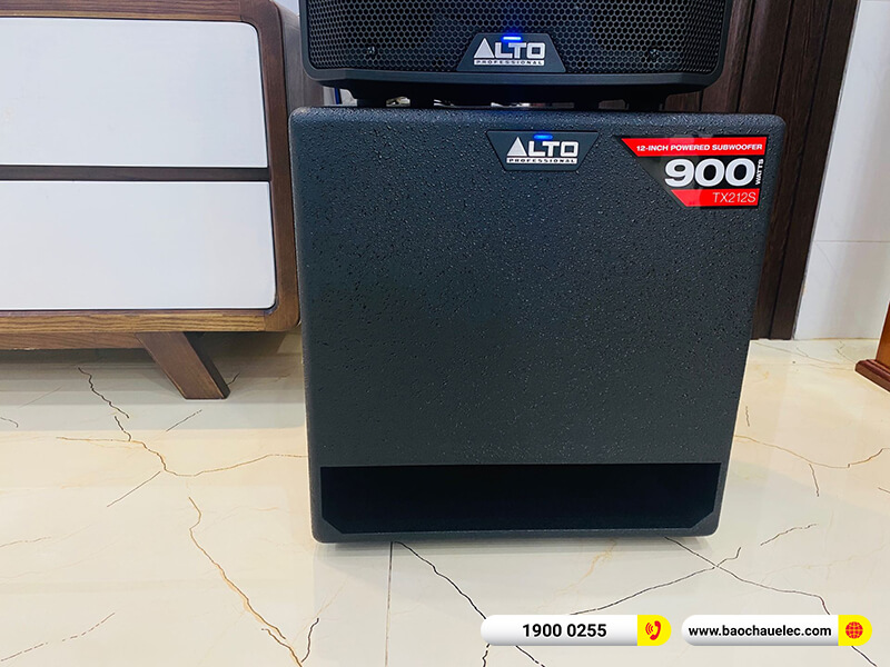 Lắp đặt dàn karaoke trị giá hơn 25 triệu cho anh Duyên tại Hải Phòng (Alto TX312, DSP 9000 Plus, Alto TX212S, U900 Plus X)
