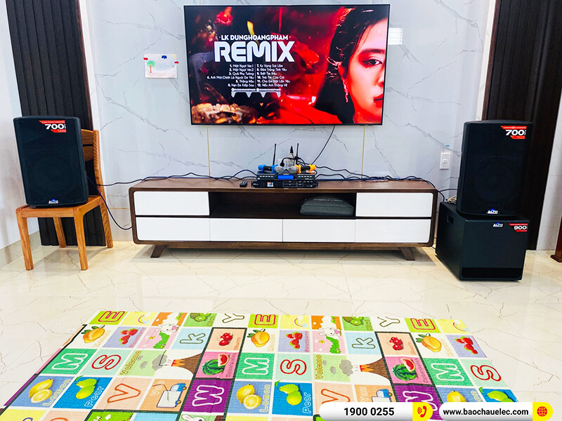 Lắp đặt dàn karaoke trị giá hơn 25 triệu cho anh Duyên tại Hải Phòng (Alto TX312, DSP 9000 Plus, Alto TX212S, U900 Plus X)