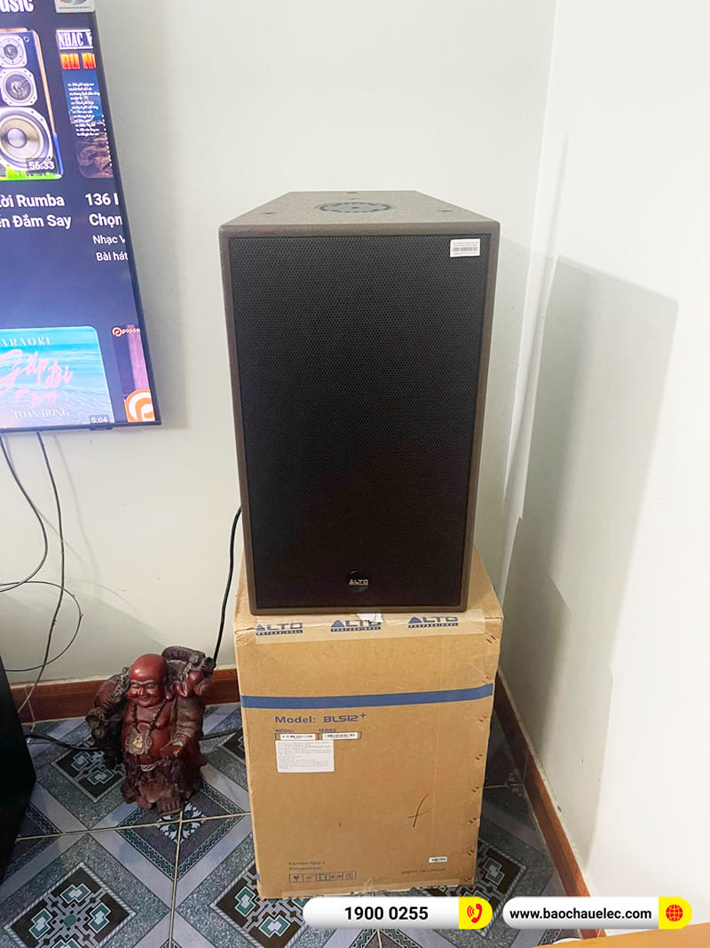Lắp đặt dàn karaoke Alto hơn 48tr cho anh Giang ở Hải Phòng (Alto BLS 12+, VM 830A, BKSound KP600, BJ-W88Plus, U900 Plus X)