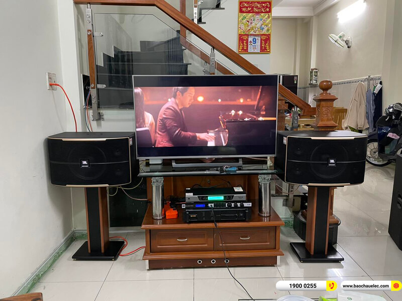Lắp đặt d&agrave;n karaoke JBL hơn 34tr cho anh Hiền ở TPHCM (JBL Pasion 12, BIK CA-J602, KX180A, BCE UGX12)