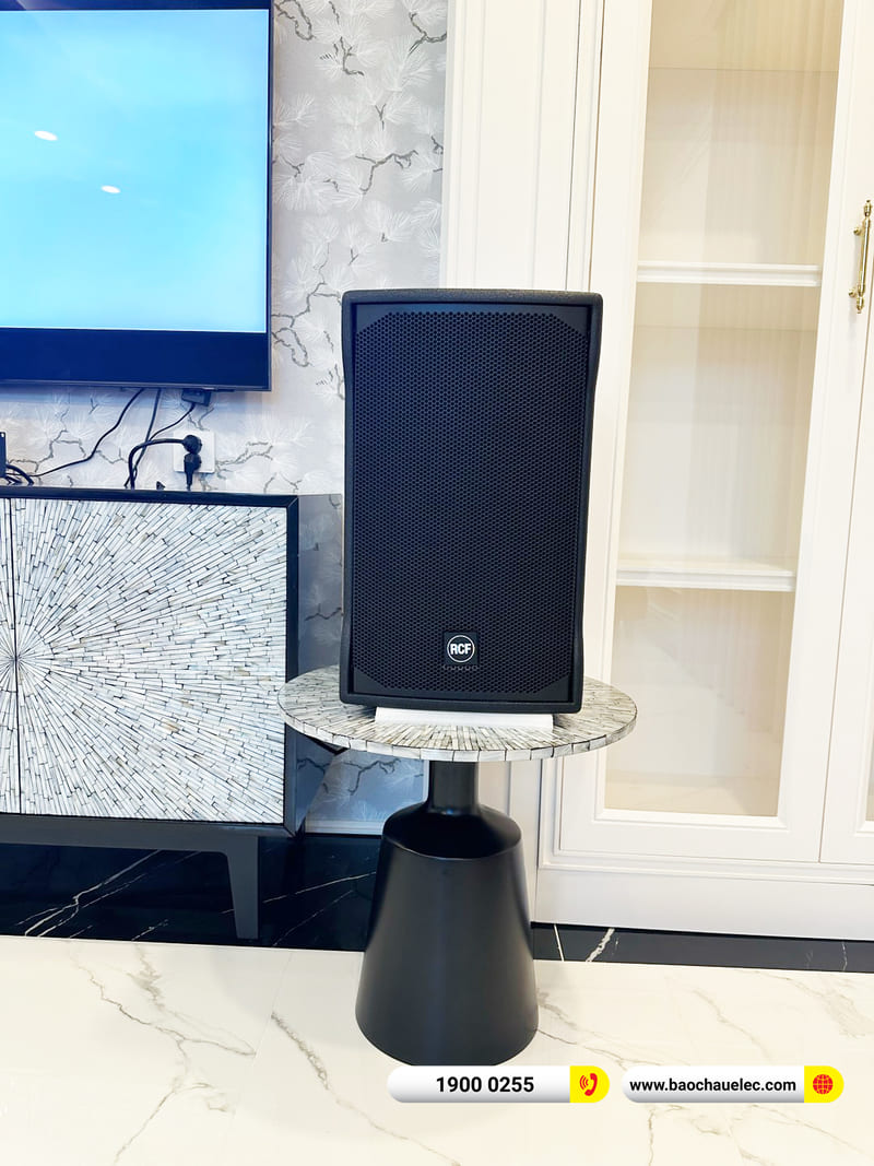 Lắp đặt dàn karaoke RCF gần 78tr cho anh Hiệp ở TPHCM (RCF EMAX 3110 MKII, IPS 2700, JBL VX8, UGX12 plus, Alto TS12S)