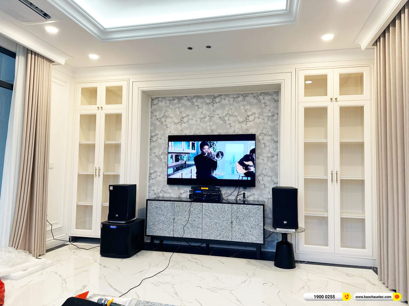 Lắp đặt dàn karaoke RCF gần 78tr cho anh Hiệp ở TPHCM (RCF EMAX 3110 MKII, IPS 2700, JBL VX8, UGX12 plus, Alto TS12S)