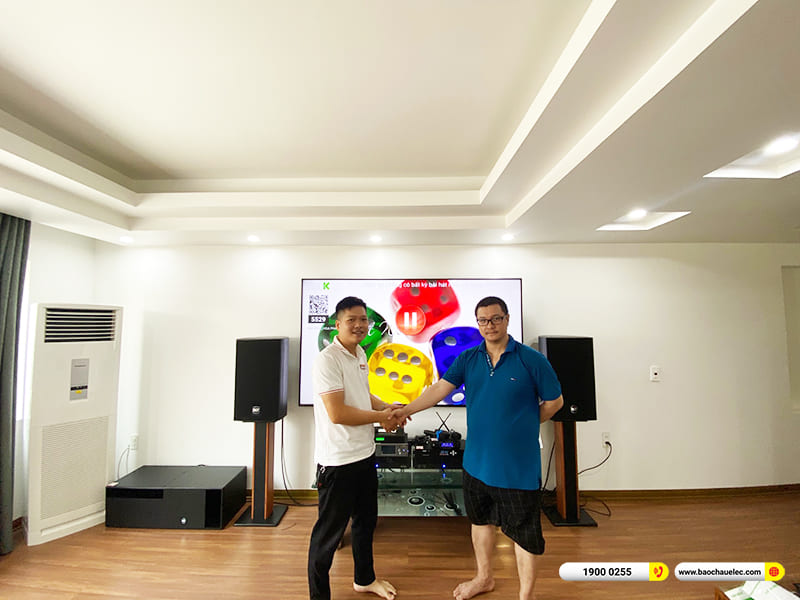 Lắp đặt dàn karaoke RCF hơn 220tr cho anh Hòa ở Hải Phòng (RCF Acustica C 5212-96, IPS 2.5K, IPS 5.0K, K9900 II Luxury,...)