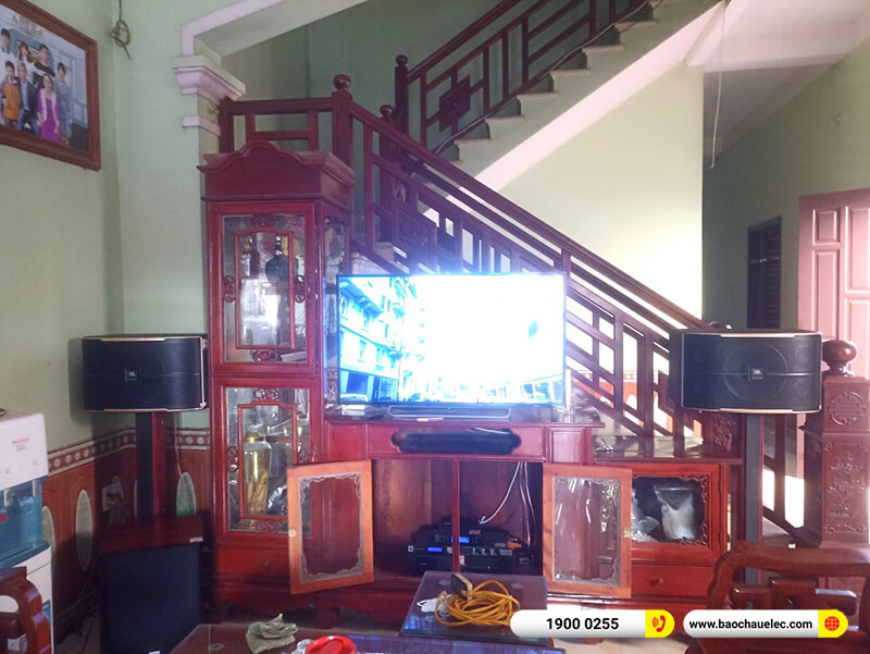 Lắp đặt dàn karaoke JBL 46tr cho anh Hoan ở Bắc Ninh ( Pasion 12, BIK CA-J602, KX180A, SW612, VM200)