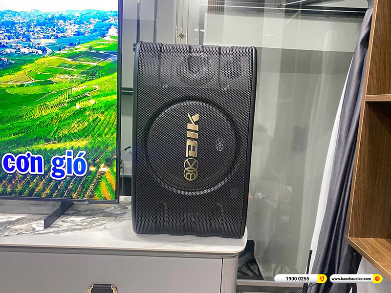 Lắp đặt dàn karaoke BIK hơn 19tr cho anh Huy ở Hải Phòng (BIK BJ S668, VM420A, X5 Plus, BIK BJ-U100)