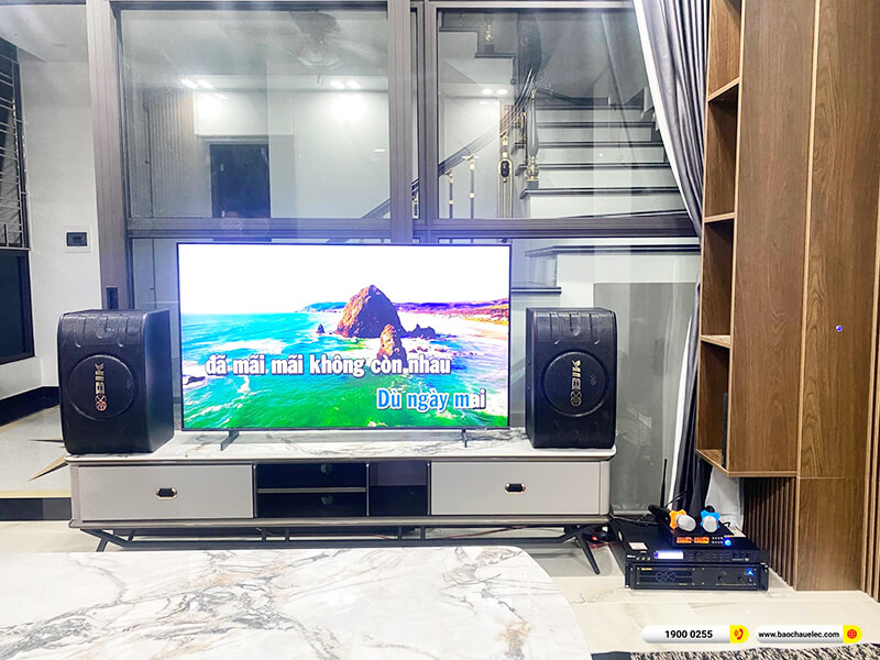 Lắp đặt dàn karaoke BIK hơn 19tr cho anh Huy ở Hải Phòng (BIK BJ S668, VM420A, X5 Plus, BIK BJ-U100)