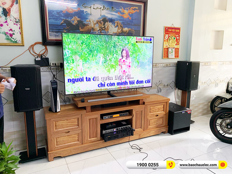 Lắp đặt dàn karaoke trị giá hơn 40 triệu cho anh Khanh tại TPHCM (Denon DN-510, VM 620A, BKSound KX6, TX212S, UGX12 Gold)
