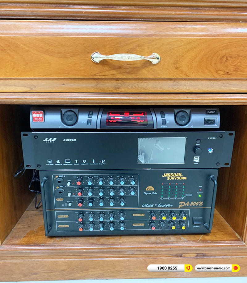 Lắp đặt dàn karaoke BMB hơn 38tr cho anh Khu ở TPHCM (BMB CSJ-06 SE, K9900II Luxury, AXR100, BBS-S290D)