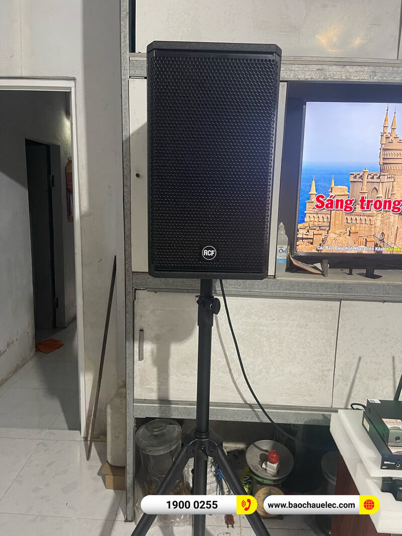 Lắp đặt d&agrave;n karaoke RCF gần 48tr cho anh L&acirc;m ở Bến Tre (RCF X-Max 10, BIK CA-J602, BKSound X5 Plus&nbsp;, BCE UGX12,&nbsp;SW612)
