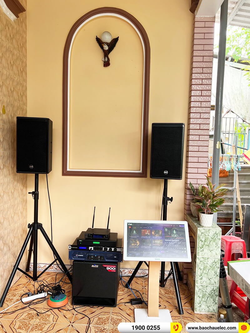 Lắp đặt dàn karaoke trị giá gần 85 triệu đồng cho anh Lâm ở TPHCM (RCF X-MAX 10, Crown T7, KX180A, TX212S, JBL VM200, VietK 4K Plus 4TB...)