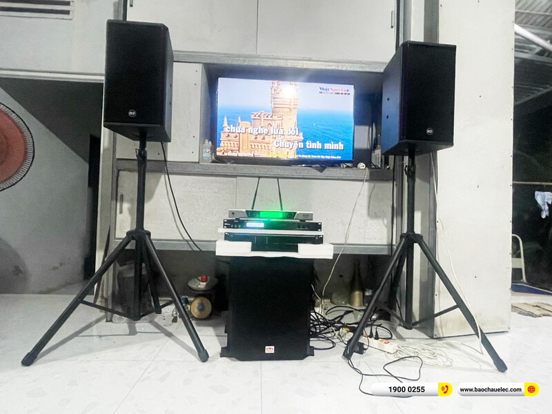 Lắp đặt d&agrave;n karaoke RCF gần 48tr cho anh L&acirc;m ở Bến Tre (RCF X-Max 10, BIK CA-J602, BKSound X5 Plus&nbsp;, BCE UGX12,&nbsp;SW612)