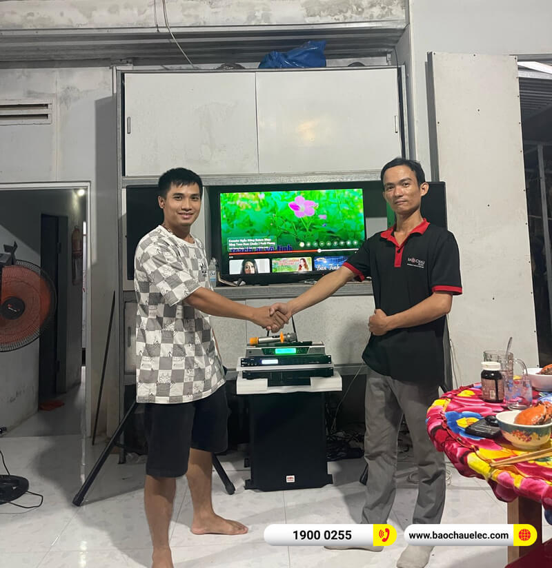 Lắp đặt d&agrave;n karaoke RCF gần 48tr cho anh L&acirc;m ở Bến Tre (RCF X-Max 10, BIK CA-J602, BKSound X5 Plus&nbsp;, BCE UGX12,&nbsp;SW612)
