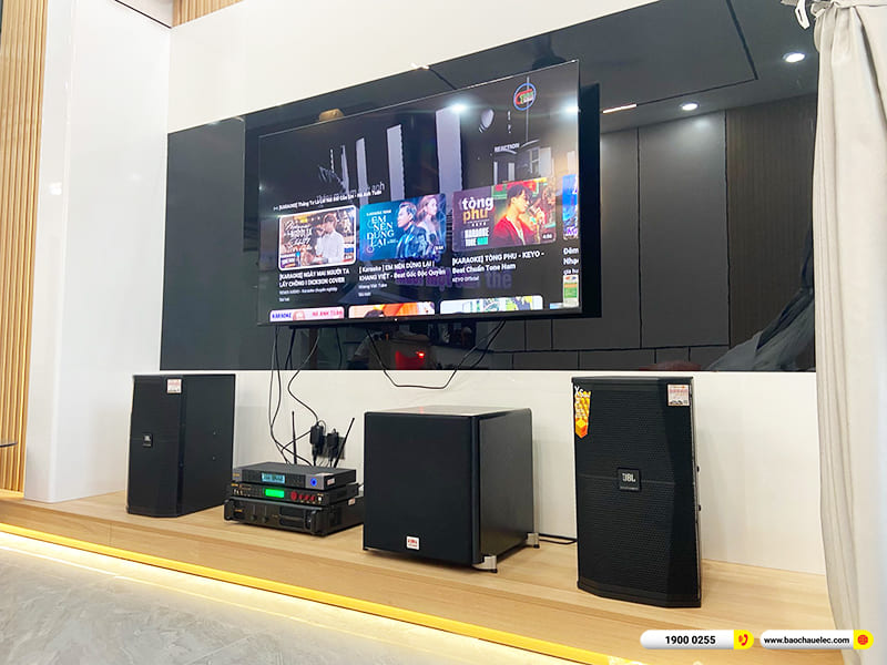 Lắp đặt dàn karaoke JBL hơn 45tr cho anh Lâm ở TPHCM (JBL XS10, BIK CA-J602, BIK BPR-5600, BKSound SW512-B, BIK BJ-U500)