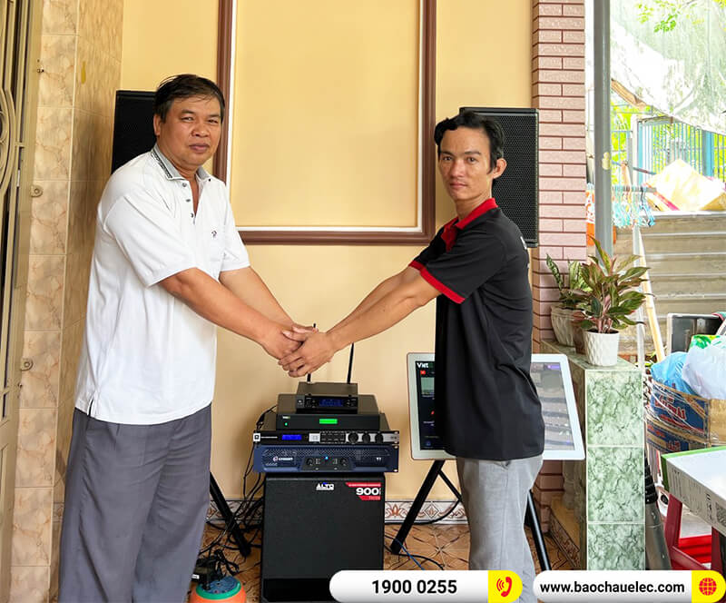 Lắp đặt dàn karaoke trị giá gần 85 triệu đồng cho anh Lâm ở TPHCM (RCF X-MAX 10, Crown T7, KX180A, TX212S, JBL VM200, VietK 4K Plus 4TB...)