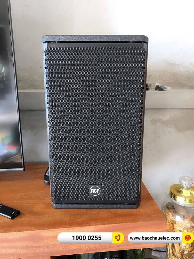 Lắp đặt dàn karaoke RCF 49tr cho anh Luyến ở Nam Định (RCF X-MAX 10, BPA-6200, BIK BPR-5600, UGX12 Luxury, SW612C)