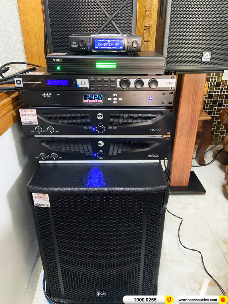 Lắp đặt dàn karaoke Amate Audio 174tr cho anh Mẫn tại Quảng Ngãi (Amate Key 12, IPS 2700, KX180A, KSP-W181, JBL VM300...)