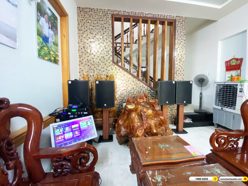 Lắp đặt dàn karaoke Amate Audio 174tr cho anh Mẫn tại Quảng Ngãi (Amate Key 12, IPS 2700, KX180A, KSP-W181, JBL VM300...)
