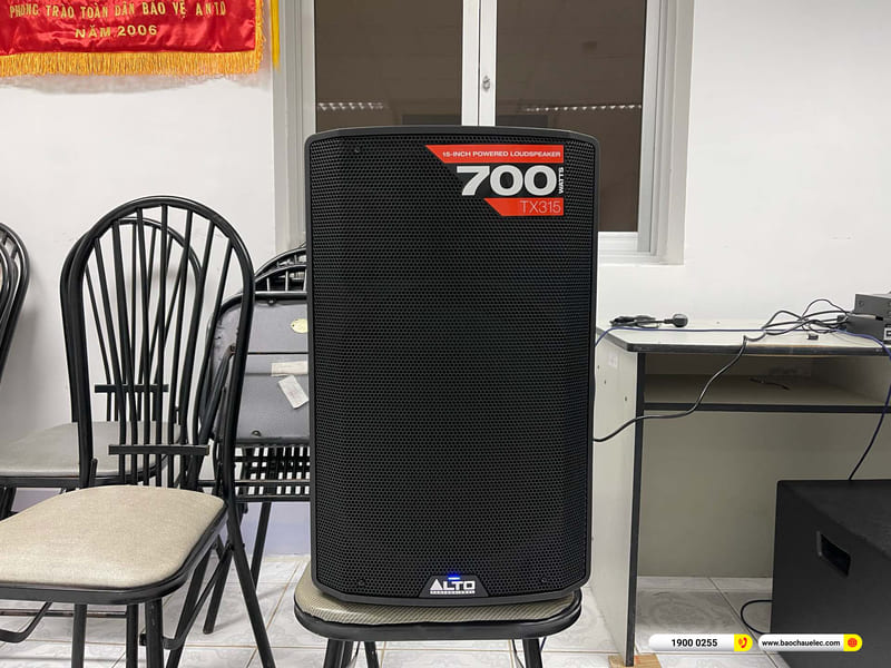 Lắp đặt dàn âm thanh sân khấu mini Alto hơn 34tr cho anh Phú ở Cần Thơ (Alto TX315, JBL KX180A, Alto TX212S, BCE UGX12)