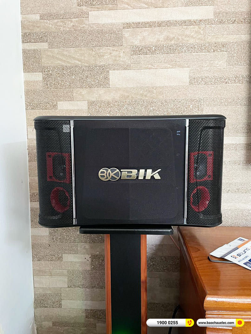 Lắp đặt dàn karaoke BIK gần 23tr cho anh Phú ở TPHCM (BIK BJ S768, SW512C, BKSound DKA 6500 )