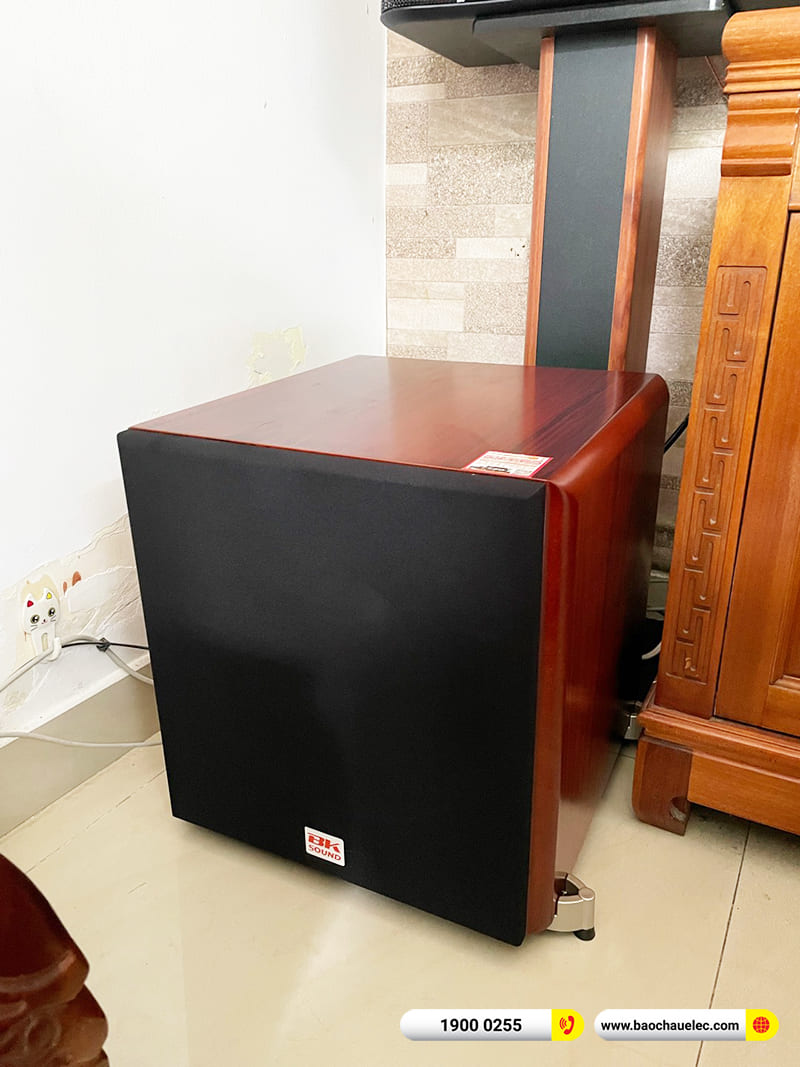 Lắp đặt dàn karaoke BIK gần 23tr cho anh Phú ở TPHCM (BIK BJ S768, SW512C, BKSound DKA 6500 )