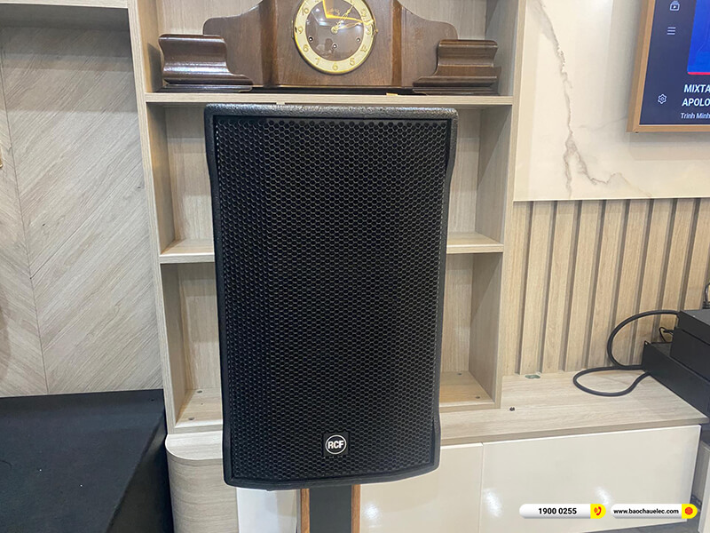 Lắp đặt dàn karaoke RCF 176tr cho anh Quân ở Hải Phòng (RCF C MAX 4112, IPS 5.0K, IPS 2.5K, K9900II Luxury, KP6018S...)