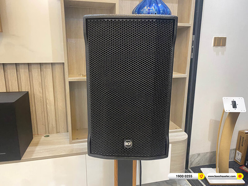 Lắp đặt dàn karaoke RCF 176tr cho anh Quân ở Hải Phòng (RCF C MAX 4112, IPS 5.0K, IPS 2.5K, K9900II Luxury, KP6018S...)