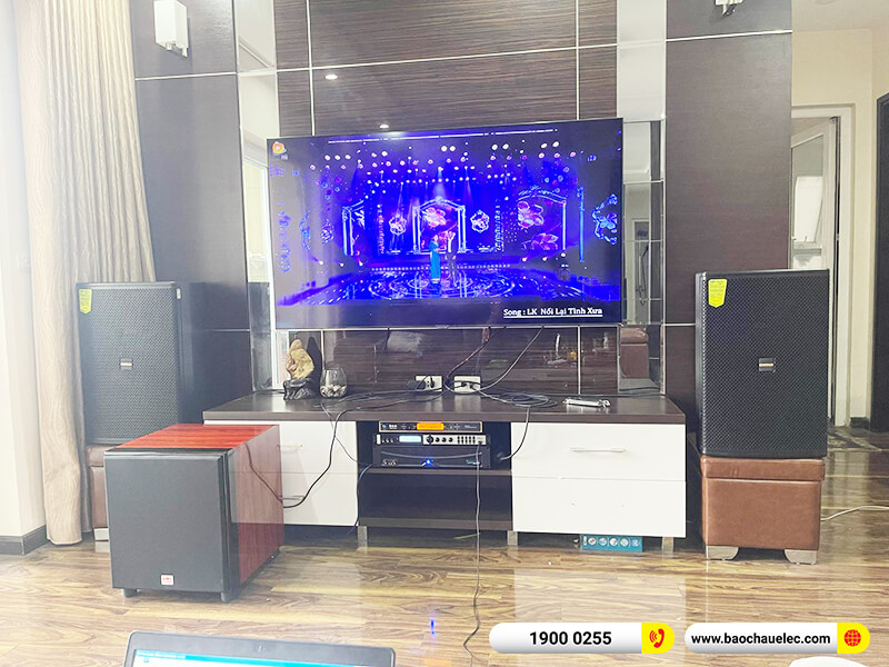 Lắp đặt dàn karaoke trị giá gần 50 triệu cho anh Quang tại Hà Nội (Domus DP6150, APP MZ-156, X6 Luxury, SW815, BCE UGX12 Gold)