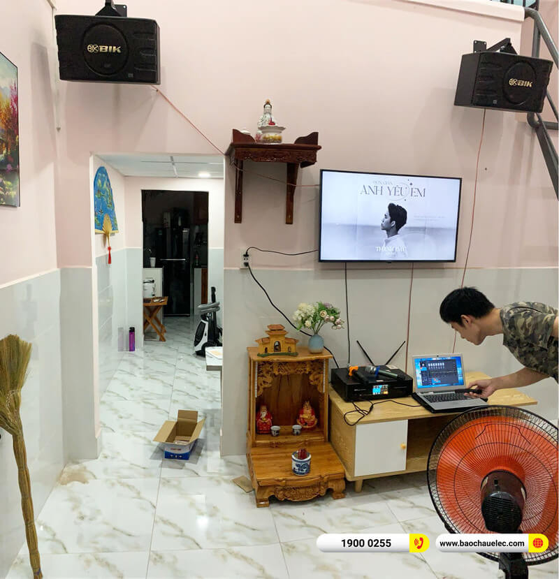 Lắp đặt dàn karaoke BIK gần 14tr cho anh Quang tại TPHCM (BIK BJ S668, BKSound DKA 5500)