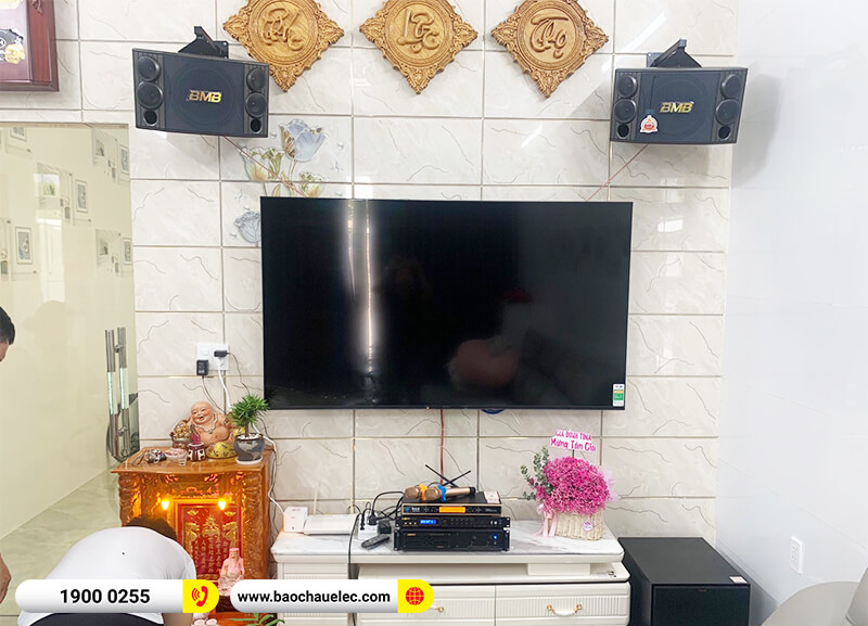 Lắp đặt dàn karaoke trị giá hơn 45tr cho anh Sơn ở Sóc Trăng (BMB 880SE, 620A, BPR-8500, BCE UGX12 Gold, Klipsch R-121SW)