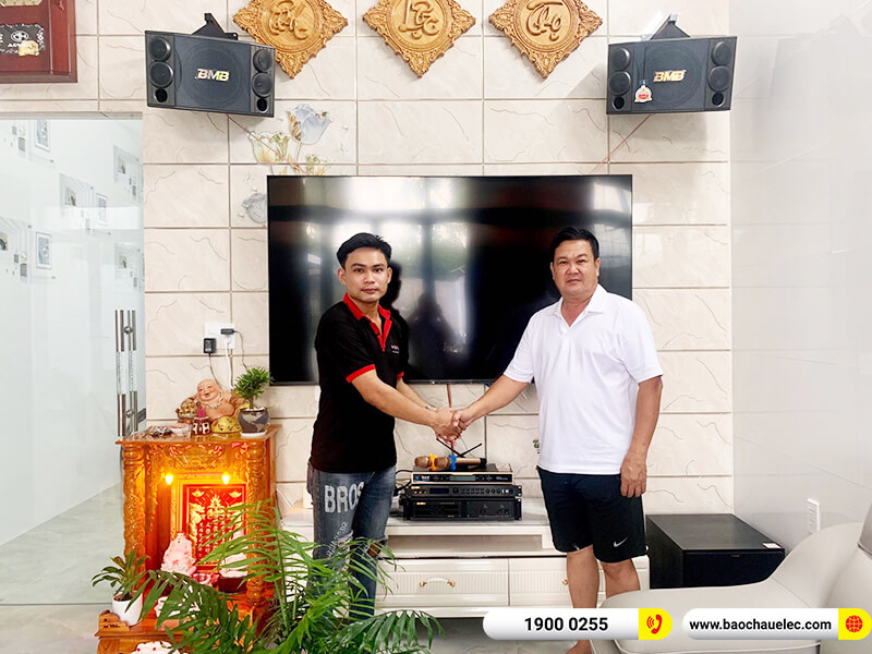 Lắp đặt dàn karaoke trị giá hơn 45tr cho anh Sơn ở Sóc Trăng (BMB 880SE, 620A, BPR-8500, BCE UGX12 Gold, Klipsch R-121SW)