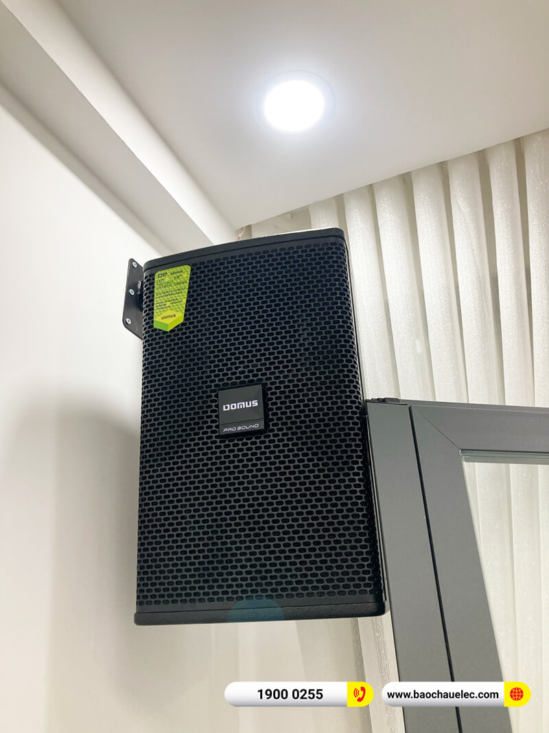 Lắp đặt dàn karaoke Domus 18tr cho anh Tài ở TPHCM (Domus DP6100 Max, BKSound DP3600 New, U900 Plus X)