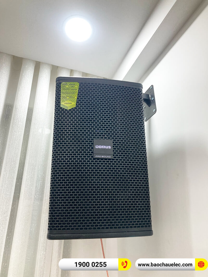 Lắp đặt dàn karaoke Domus 18tr cho anh Tài ở TPHCM (Domus DP6100 Max, BKSound DP3600 New, U900 Plus X)