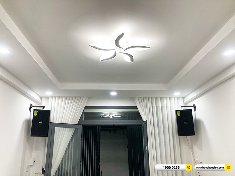 Lắp đặt dàn karaoke Domus 18tr cho anh Tài ở TPHCM (Domus DP6100 Max, BKSound DP3600 New, U900 Plus X)