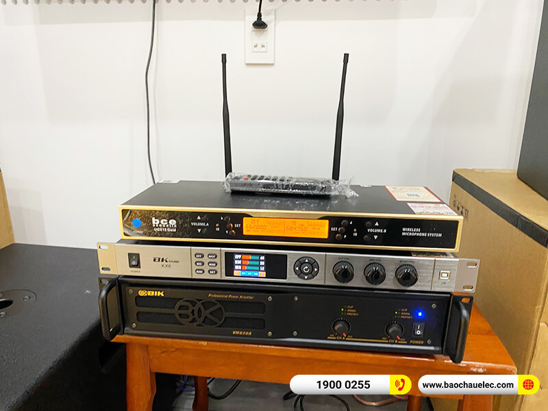 Lắp đặt dàn karaoke trị giá hơn 40 triệu cho anh Thăng tại TPHCM (Denon DN-510, VM 620A, BKSound KX6, TX212S, UGX12 Gold)