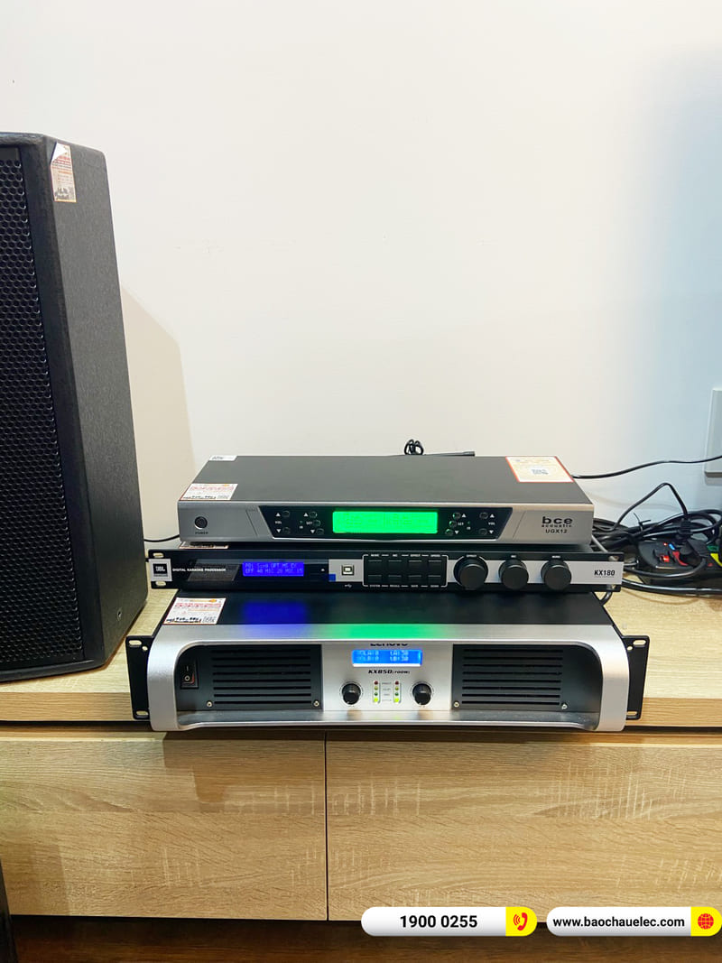 Lắp đặt dàn karaoke Amate Audio hơn 44tr cho anh Thăng tại TPHCM (Amate Key 10, KX850, KX180A, BKSound SW612B, BCE UGX12...)