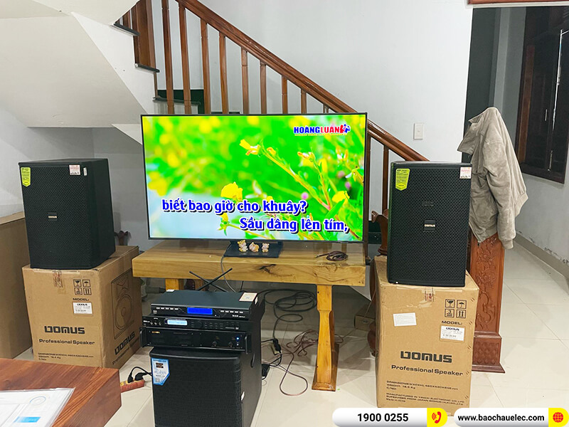 Lắp đặt dàn karaoke trị giá gần 25 triệu cho anh Thanh tại Quảng Nam (Domus DP6120, BIK VM 620A, BKSound X5 Plus, U900 Plus X)
