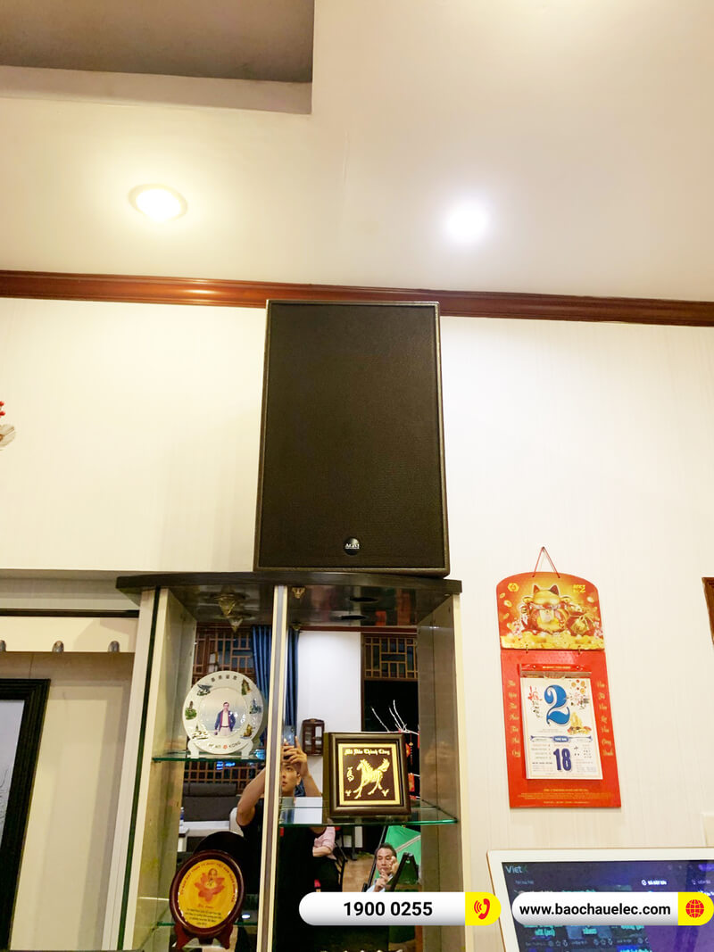 Lắp đặt dàn karaoke Alto hơn 91tr cho anh Thơ ở TPHCM (Alto BLS15+, MP 2500, BPR-8500, SX-SUB18+, BCE UGX12 Gold...)