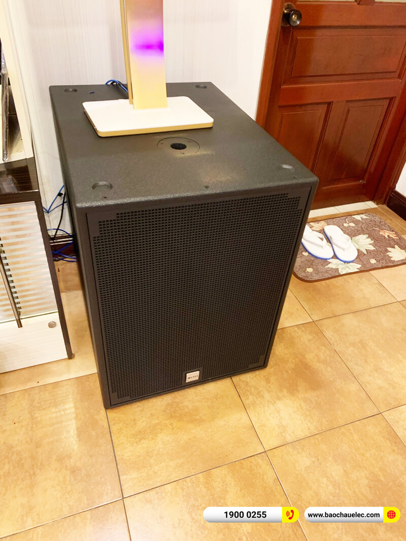 Lắp đặt dàn karaoke Alto hơn 91tr cho anh Thơ ở TPHCM (Alto BLS15+, MP 2500, BPR-8500, SX-SUB18+, BCE UGX12 Gold...)