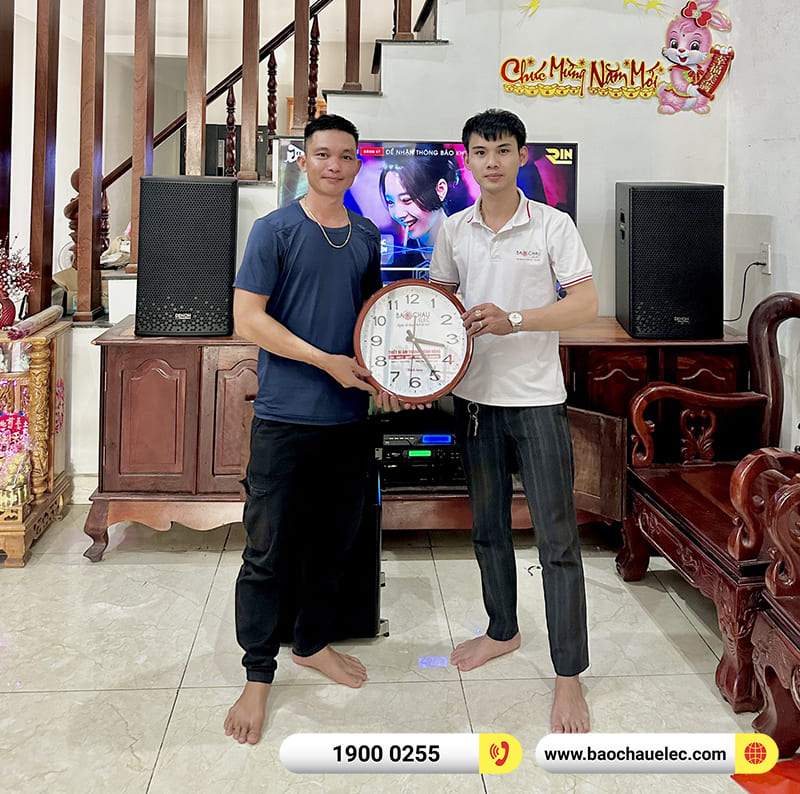 Lắp đặt dàn karaoke Denon gần 33tr cho anh Thọ ở Bình Dương (Denon DP-R212, VM 620A, KP500, U900 Plus X, SW512)