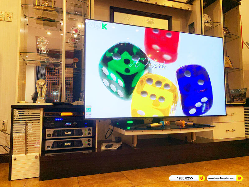 Lắp đặt dàn karaoke Alto hơn 91tr cho anh Thơ ở TPHCM (Alto BLS15+, MP 2500, BPR-8500, SX-SUB18+, BCE UGX12 Gold...)