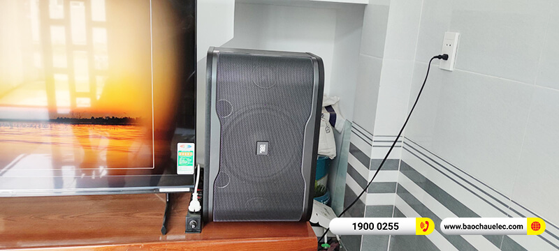 Lắp đặt dàn karaoke trị giá hơn 25tr cho anh Thương ở TPHCM (JBL RM210, JBL KX180A, JBL VM200)