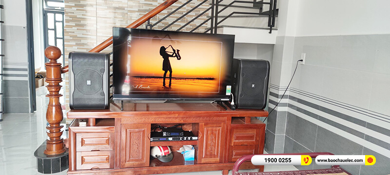 Lắp đặt dàn karaoke trị giá hơn 25tr cho anh Thương ở TPHCM (JBL RM210, JBL KX180A, JBL VM200)