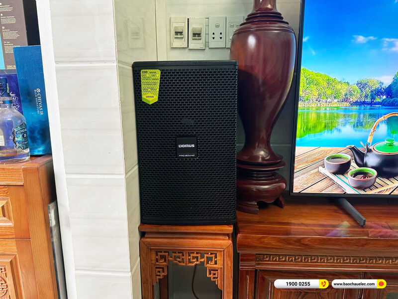 Lắp đặt dàn karaoke Domus 22tr cho anh Tiến ở TPHCM (Domus DP6100 Max, BKSound DP3600 New, U900 Plus X Version 2, )