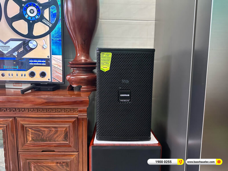 Lắp đặt dàn karaoke Domus 22tr cho anh Tiến ở TPHCM (Domus DP6100 Max, BKSound DP3600 New, U900 Plus X Version 2, )