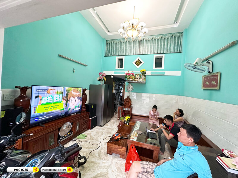 Lắp đặt dàn karaoke Domus 22tr cho anh Tiến ở TPHCM (Domus DP6100 Max, BKSound DP3600 New, U900 Plus X Version 2, )