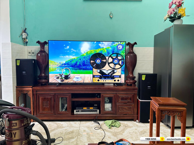 Lắp đặt dàn karaoke Domus 22tr cho anh Tiến ở TPHCM (Domus DP6100 Max, BKSound DP3600 New, U900 Plus X Version 2, )