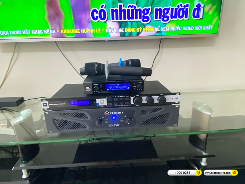 Lắp đặt dàn karaoke JBL hơn 71tr anh Trường tại Hải Phòng (JBL XS12, Crown Xli2500, KX180A, VM200, Pasion 12SP)
